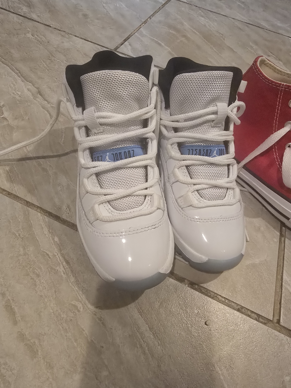 Jordan Kids White and Black High-Top Sneakers